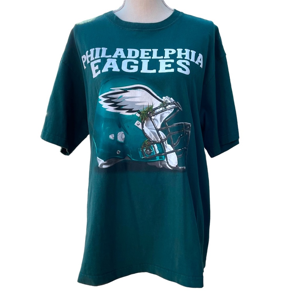 Philadelphia Eagles Philly Football NFL Reebok T-shirt ~ Size Large